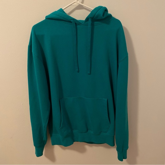 Urban heritage turquoise sweater plain - Picture 1 of 3